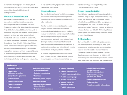 UHealth Jackson Children's Care - Physician to Physician Referrals — page 5