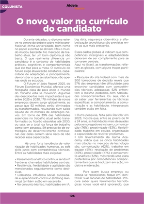 Revista Aldeia Magazine – Edição 064 — page 106
