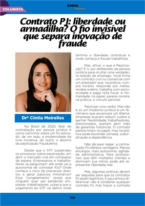 Revista Aldeia Magazine – Edição 064 — page 108