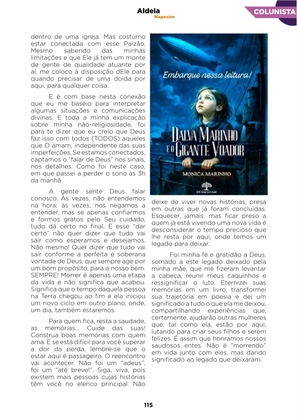 Revista Aldeia Magazine – Edição 064 — page 115