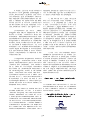 Revista Aldeia Magazine – Edição 064 — page 27