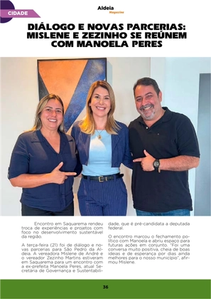 Revista Aldeia Magazine – Edição 064 — page 36