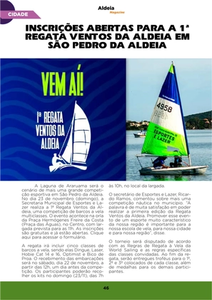 Revista Aldeia Magazine – Edição 064 — page 46