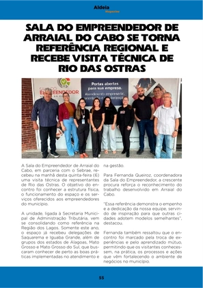 Revista Aldeia Magazine – Edição 064 — page 55