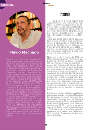 Revista Aldeia Magazine – Edição 064 — page 58