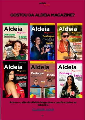 Revista Aldeia Magazine – Edição 064 — page 61