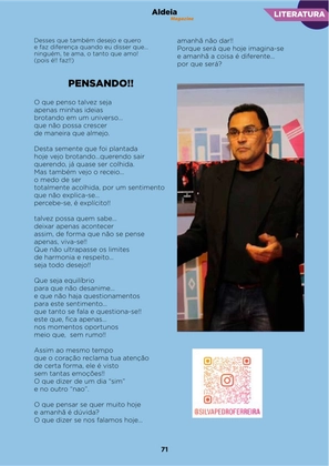 Revista Aldeia Magazine – Edição 064 — page 71