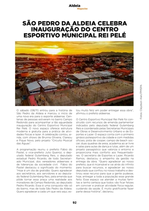 Revista Aldeia Magazine – Edição 064 — page 92