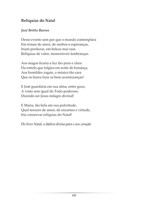 A Poesia do Natal - Antologia de poemas natalinos — page 103