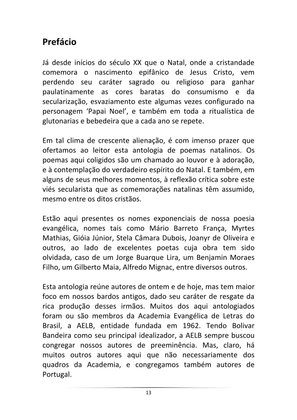 A Poesia do Natal - Antologia de poemas natalinos — page 13