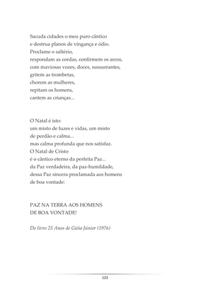 A Poesia do Natal - Antologia de poemas natalinos — page 123