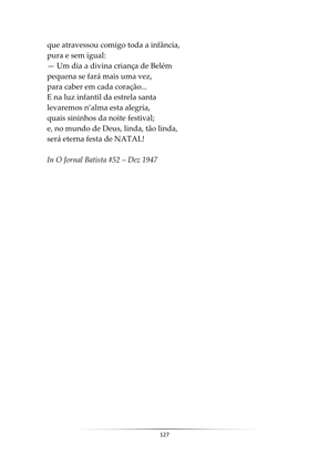 A Poesia do Natal - Antologia de poemas natalinos — page 127