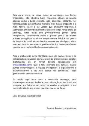 A Poesia do Natal - Antologia de poemas natalinos — page 14