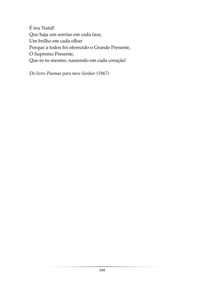 A Poesia do Natal - Antologia de poemas natalinos — page 144