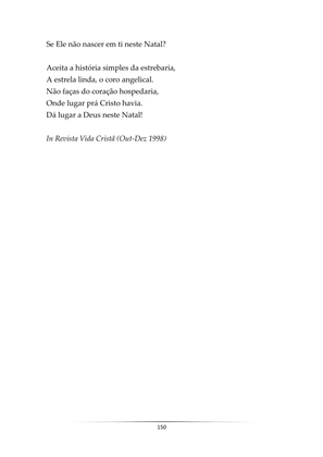 A Poesia do Natal - Antologia de poemas natalinos — page 150