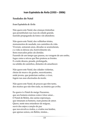 A Poesia do Natal - Antologia de poemas natalinos — page 159