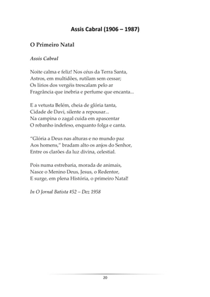 A Poesia do Natal - Antologia de poemas natalinos — page 20