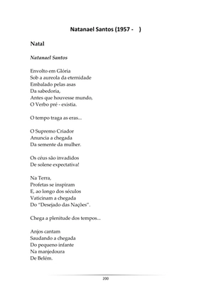 A Poesia do Natal - Antologia de poemas natalinos — page 200