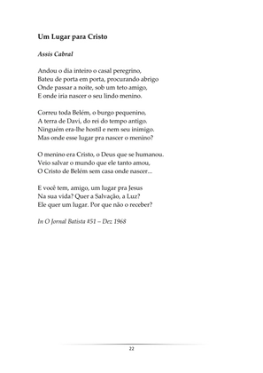 A Poesia do Natal - Antologia de poemas natalinos — page 22