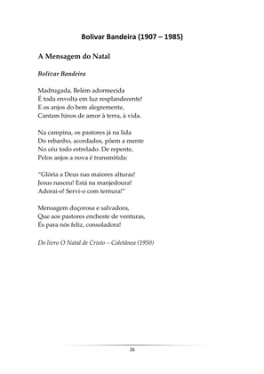 A Poesia do Natal - Antologia de poemas natalinos — page 26