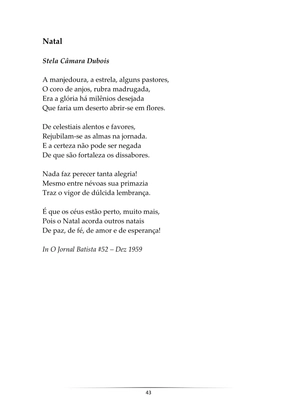 A Poesia do Natal - Antologia de poemas natalinos — page 43