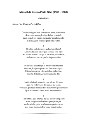 A Poesia do Natal - Antologia de poemas natalinos — page 54