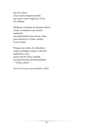 A Poesia do Natal - Antologia de poemas natalinos — page 68