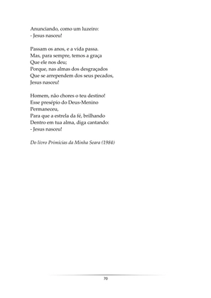 A Poesia do Natal - Antologia de poemas natalinos — page 70