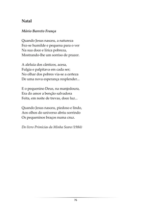 A Poesia do Natal - Antologia de poemas natalinos — page 76