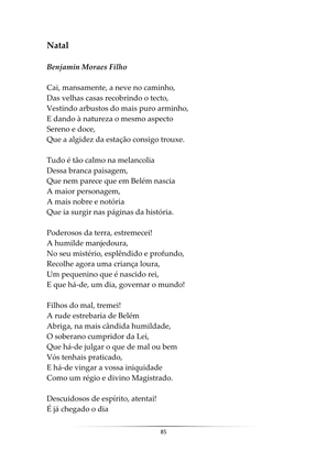 A Poesia do Natal - Antologia de poemas natalinos — page 85