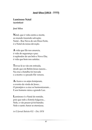 A Poesia do Natal - Antologia de poemas natalinos — page 87