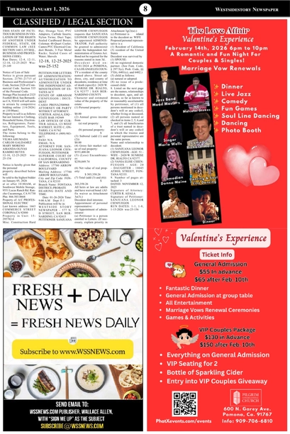 WSSNews | Volume 39 No. 41 — page 8