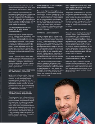 VOICE ACTORS — page 11