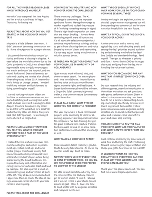 VOICE ACTORS — page 34