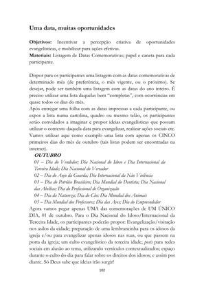 ALMANAQUE DO MOBILIZADOR MISSIONÁRIO – Mais de 1.000 páginas de recursos para ampliar a consciência missionária de sua igreja, grupo e família. — page 102