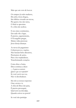 ALMANAQUE DO MOBILIZADOR MISSIONÁRIO – Mais de 1.000 páginas de recursos para ampliar a consciência missionária de sua igreja, grupo e família. — page 1047