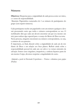ALMANAQUE DO MOBILIZADOR MISSIONÁRIO – Mais de 1.000 páginas de recursos para ampliar a consciência missionária de sua igreja, grupo e família. — page 109