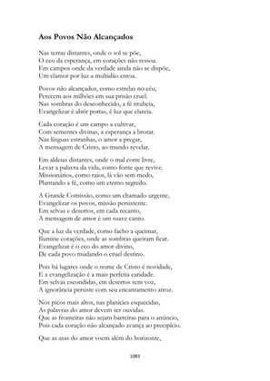 ALMANAQUE DO MOBILIZADOR MISSIONÁRIO – Mais de 1.000 páginas de recursos para ampliar a consciência missionária de sua igreja, grupo e família. — page 1083