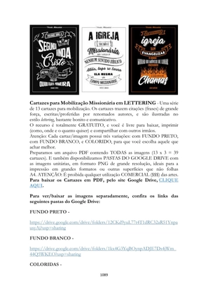 ALMANAQUE DO MOBILIZADOR MISSIONÁRIO – Mais de 1.000 páginas de recursos para ampliar a consciência missionária de sua igreja, grupo e família. — page 1089