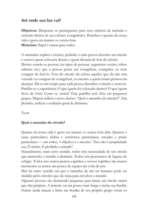 ALMANAQUE DO MOBILIZADOR MISSIONÁRIO – Mais de 1.000 páginas de recursos para ampliar a consciência missionária de sua igreja, grupo e família. — page 110