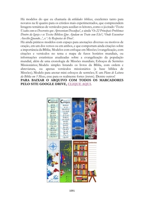 ALMANAQUE DO MOBILIZADOR MISSIONÁRIO – Mais de 1.000 páginas de recursos para ampliar a consciência missionária de sua igreja, grupo e família. — page 1091