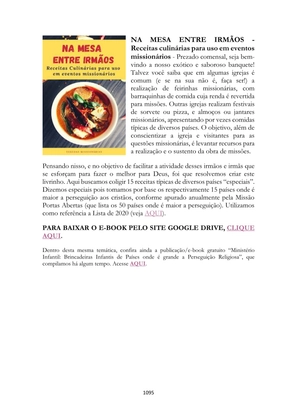 ALMANAQUE DO MOBILIZADOR MISSIONÁRIO – Mais de 1.000 páginas de recursos para ampliar a consciência missionária de sua igreja, grupo e família. — page 1095