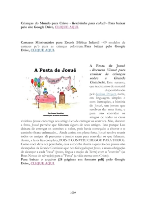ALMANAQUE DO MOBILIZADOR MISSIONÁRIO – Mais de 1.000 páginas de recursos para ampliar a consciência missionária de sua igreja, grupo e família. — page 1099