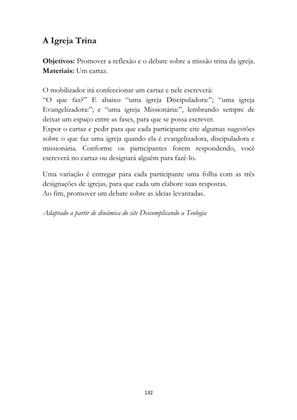 ALMANAQUE DO MOBILIZADOR MISSIONÁRIO – Mais de 1.000 páginas de recursos para ampliar a consciência missionária de sua igreja, grupo e família. — page 132