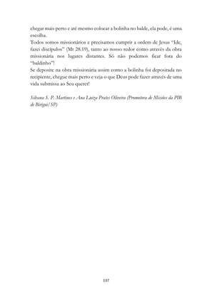 ALMANAQUE DO MOBILIZADOR MISSIONÁRIO – Mais de 1.000 páginas de recursos para ampliar a consciência missionária de sua igreja, grupo e família. — page 137