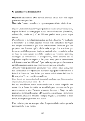 ALMANAQUE DO MOBILIZADOR MISSIONÁRIO – Mais de 1.000 páginas de recursos para ampliar a consciência missionária de sua igreja, grupo e família. — page 147