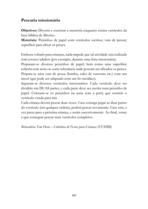 ALMANAQUE DO MOBILIZADOR MISSIONÁRIO – Mais de 1.000 páginas de recursos para ampliar a consciência missionária de sua igreja, grupo e família. — page 187