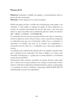 ALMANAQUE DO MOBILIZADOR MISSIONÁRIO – Mais de 1.000 páginas de recursos para ampliar a consciência missionária de sua igreja, grupo e família. — page 194