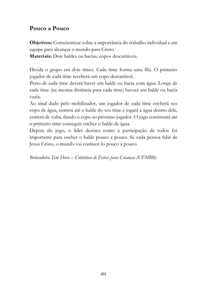 ALMANAQUE DO MOBILIZADOR MISSIONÁRIO – Mais de 1.000 páginas de recursos para ampliar a consciência missionária de sua igreja, grupo e família. — page 201