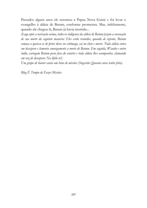 ALMANAQUE DO MOBILIZADOR MISSIONÁRIO – Mais de 1.000 páginas de recursos para ampliar a consciência missionária de sua igreja, grupo e família. — page 227